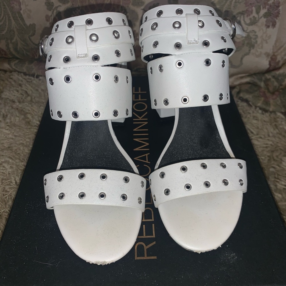 White Rebecca Minkoff heels
